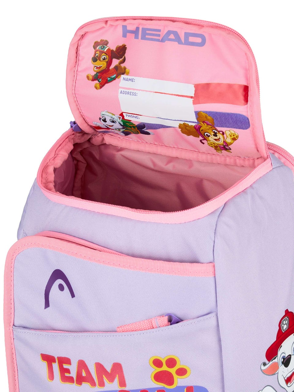 HEAD Paw Patrol nahrbtnik girl